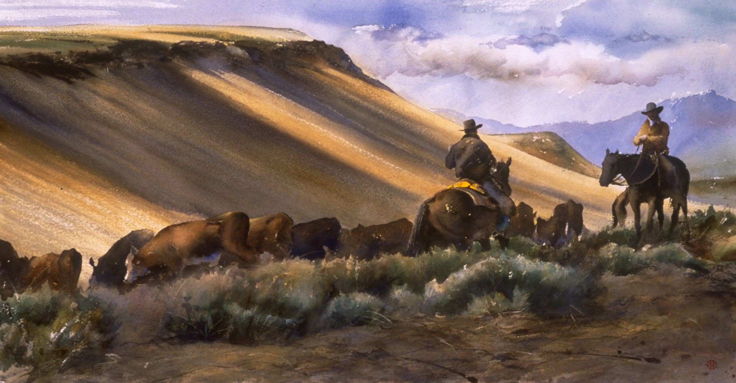 William Matthews, Oregon, Watercolor, Collection of the Artist